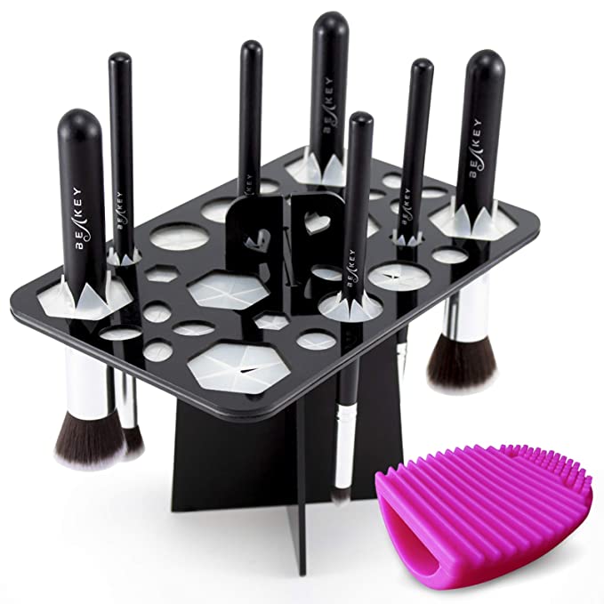 14 Hole Make up Brush Set Dry Rack Drying Brushes Shelf Multifunction Stand Display Cosmetic Clean Tool Wash Makeup Brush Holder-2fde64cd5d43866d374c42a5d6fc20b3