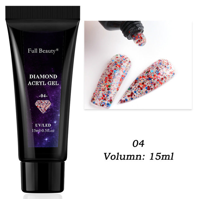 New Glitter Nail Art Crystal Extension Glue-5a1c5111eda6c47d53e0d67d15a1e54f