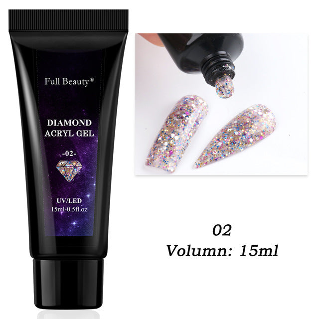New Glitter Nail Art Crystal Extension Glue-55043d330fbd0d2b3a6b2a9819703ed8