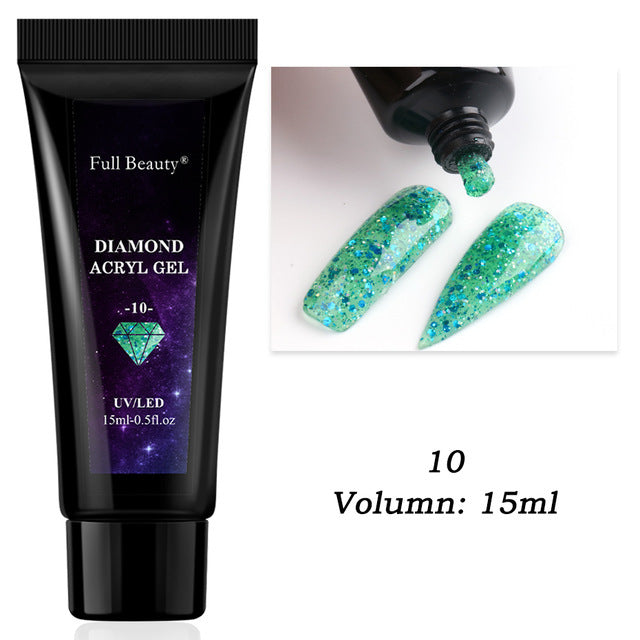New Glitter Nail Art Crystal Extension Glue-62a5c81491f1976950ee1e2f08cc4311