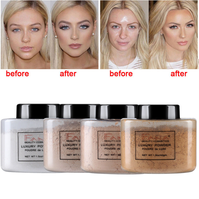 Face Foundation Powder Oil Control Contour Full CoverBanana Powder Translucent Mineral Makeup Base Matte Foundation Make Up-7c4be49db2beddce446def2259a7212c