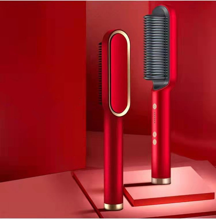 New 2 In 1 Hair Straightener Hot Comb Negative Ion Curling Tong Dual-purpose Electric Hair Brush-4f836bfca396cdda916ebd71b9b74afb