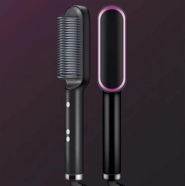 New 2 In 1 Hair Straightener Hot Comb Negative Ion Curling Tong Dual-purpose Electric Hair Brush-a9252a18d450584ebe046318cc866f53