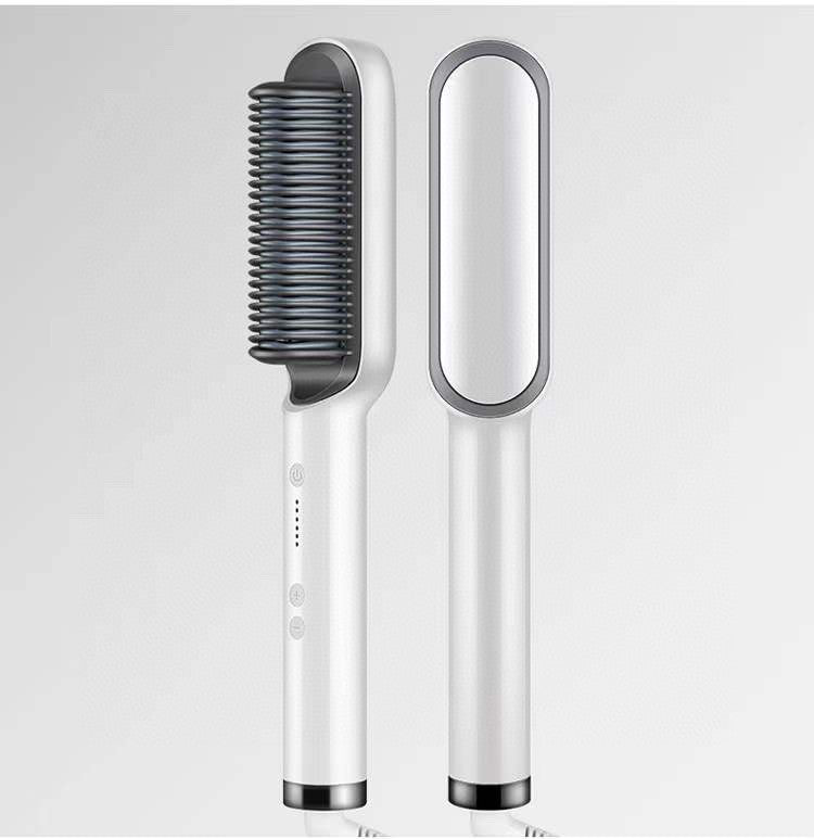 New 2 In 1 Hair Straightener Hot Comb Negative Ion Curling Tong Dual-purpose Electric Hair Brush-42bb9a3adaadfc2b430da6f621e540bd