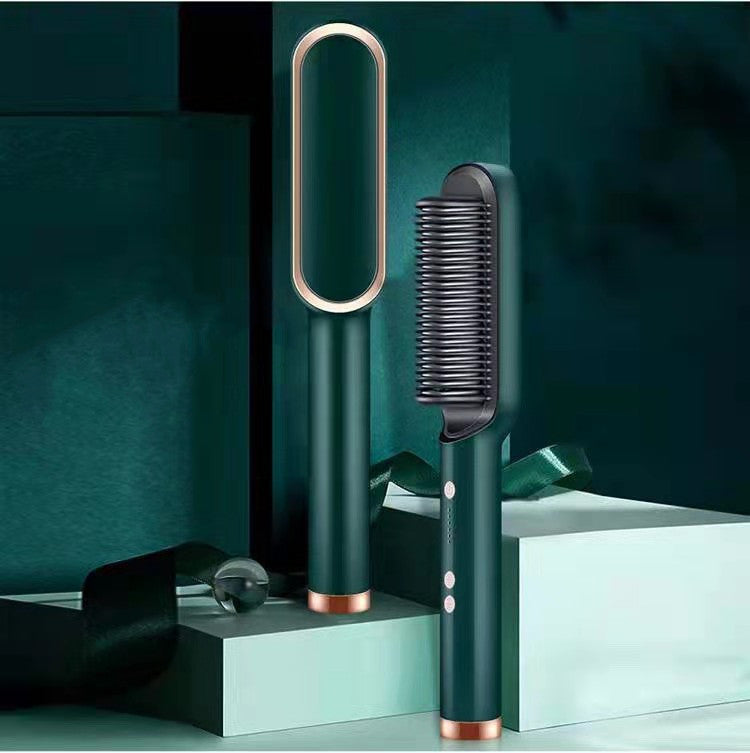 New 2 In 1 Hair Straightener Hot Comb Negative Ion Curling Tong Dual-purpose Electric Hair Brush-b891a3f4726c9cf2a9b255daaeb10d44