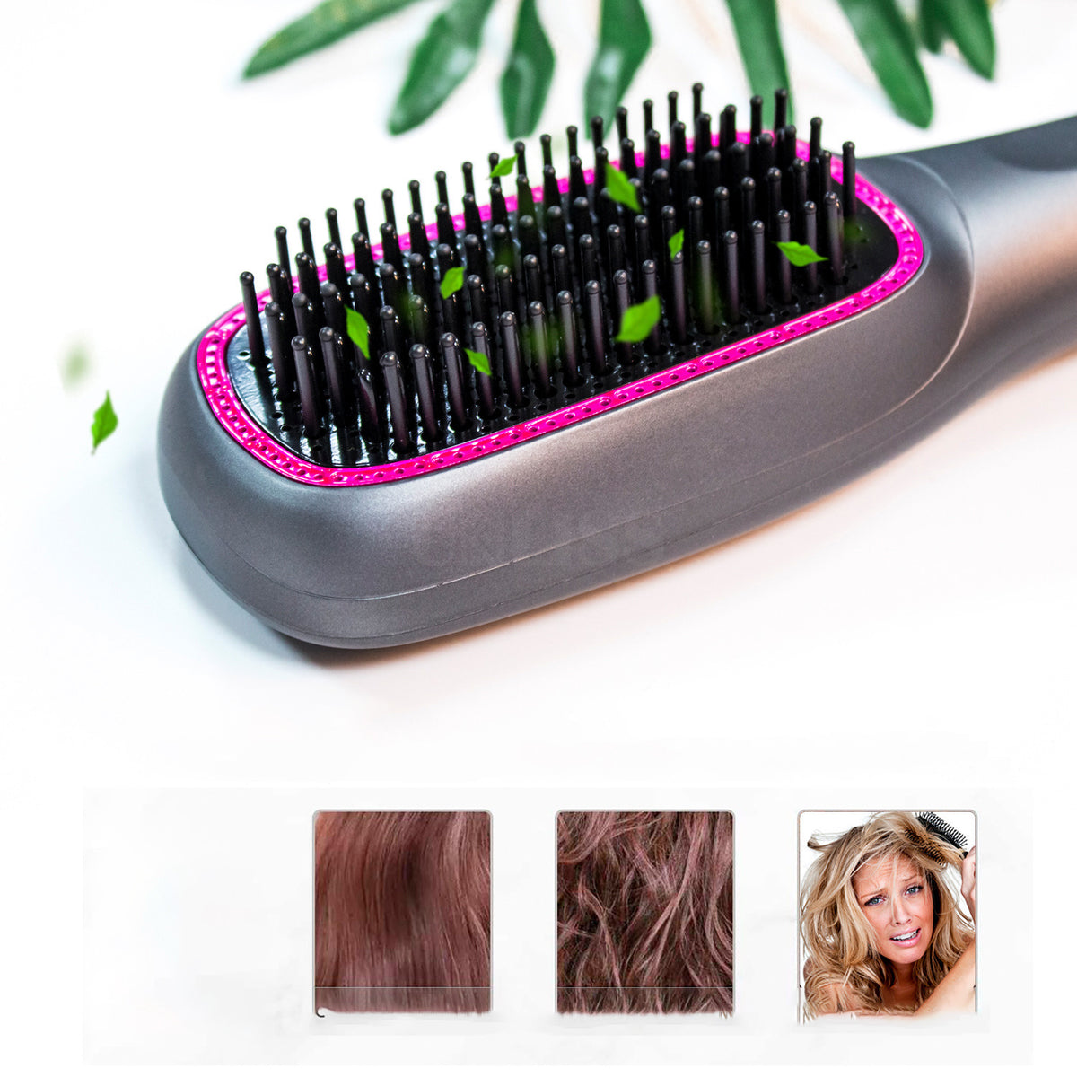 Curling Rod Three-in-one Hot Air Comb Hair Comb Curler Straight Hair Comb Hair Dryer-d3dc40c1ccbbf7fef281616592383021
