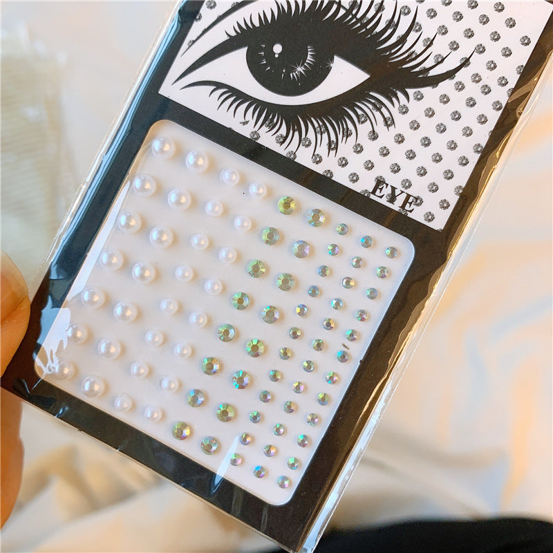 Eye And Face Decoration Patch Makeup Sticker Pearl Veneer Eye Makeup-c81bf1ba4d83e65d5064e685397c5fa3
