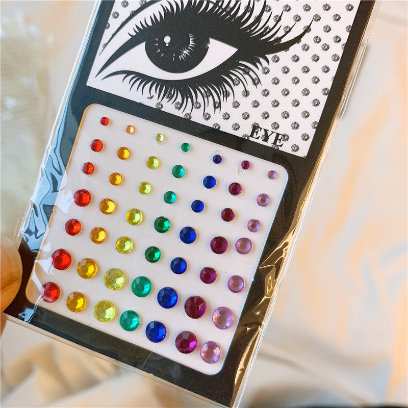 Eye And Face Decoration Patch Makeup Sticker Pearl Veneer Eye Makeup-8eef066e627a74eb2b92f703368099e6