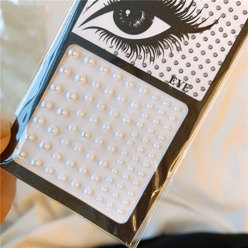Eye And Face Decoration Patch Makeup Sticker Pearl Veneer Eye Makeup-85b0b239ac36703d7c342a2d3e2164f2