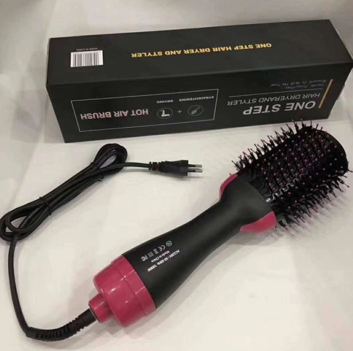 Multifunctional Hot Air Comb Amazon Cross-Border Three-In-One Hair Dryer Curler Straight Hair Comb Styling Comb-2221041ec3f72a7d425122fa19ae75e1