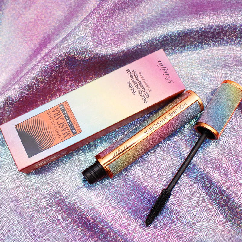 Starry Sky Slim Mascara Thick Curling Waterproof, Sweat-Proof And Not Easy To Smudge Make-Up Black Mascara-a8dc27a82efc7abe41a531151924f9c2