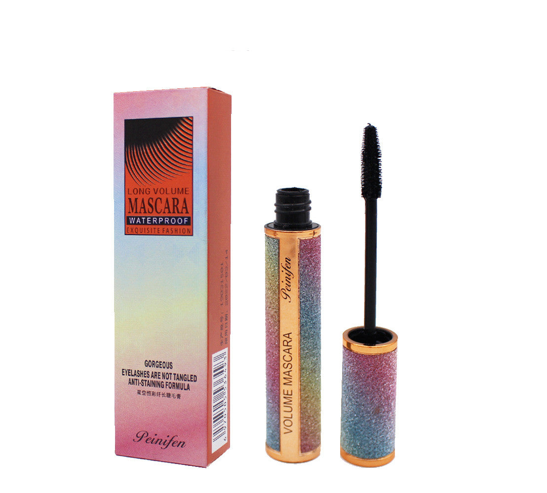 Starry Sky Slim Mascara Thick Curling Waterproof, Sweat-Proof And Not Easy To Smudge Make-Up Black Mascara-91da5afc56f42ebb3c0d8a2d59699d95