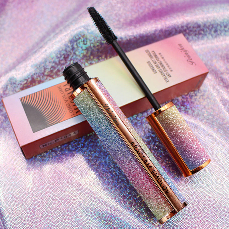 Starry Sky Slim Mascara Thick Curling Waterproof, Sweat-Proof And Not Easy To Smudge Make-Up Black Mascara-6970dcdcc49b1bccf9b409587c192fef