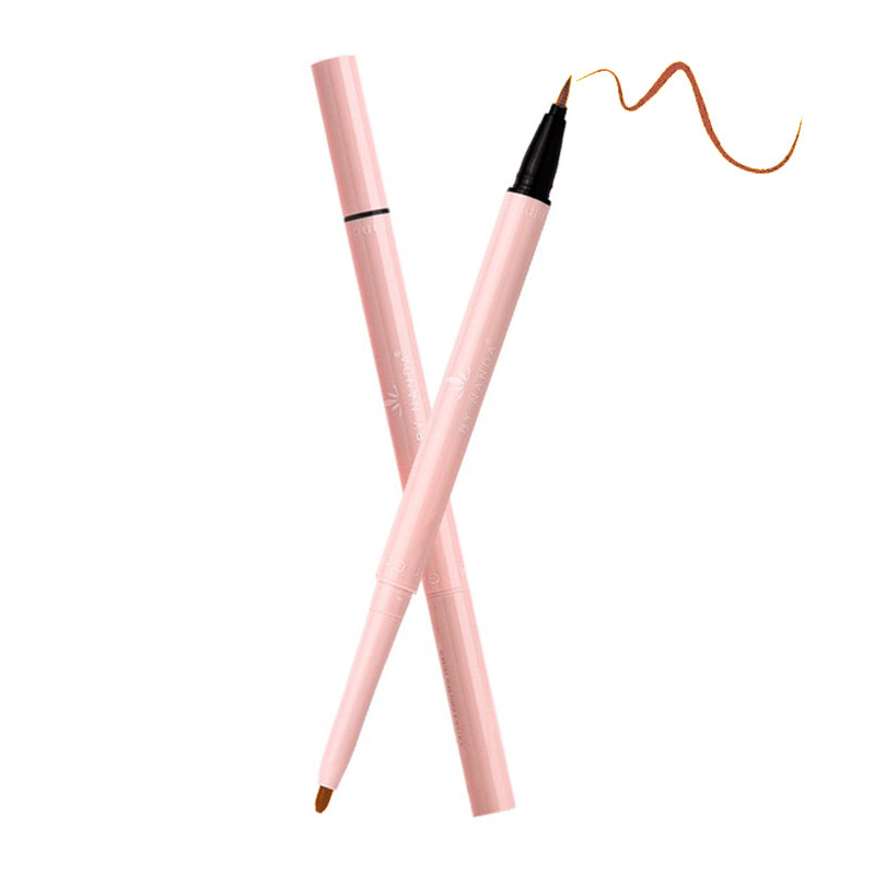 Plain Brown Pencil Type Hard Tip Glue Pen Eyeliner Liquid Eyeliner Is Not Smudged and Waterproof-e84438a1eb33484c3e90f2c074da48c9