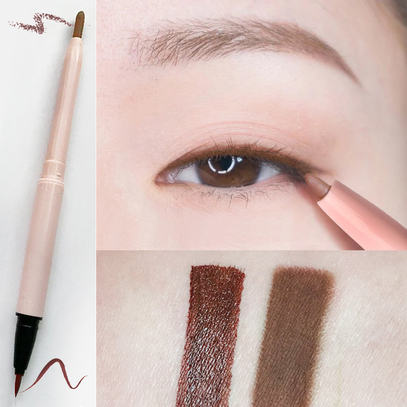 Plain Brown Pencil Type Hard Tip Glue Pen Eyeliner Liquid Eyeliner Is Not Smudged and Waterproof-1745557d3ddbb741d3176883c4b6595d
