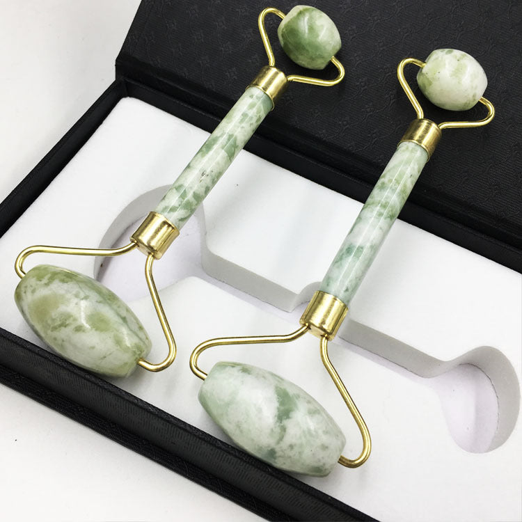 Jade Beauty Device Roller Xiuyu Double-headed Facial Massage Stick Jade Roller-58fefe86e320b1e78525e090ab58f65e