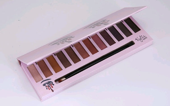 Kelly 12 color eyeshadow Kelly eyeshadow Kelly matte eyeshadow-87109467d94d2d1df28138bef3ed2100