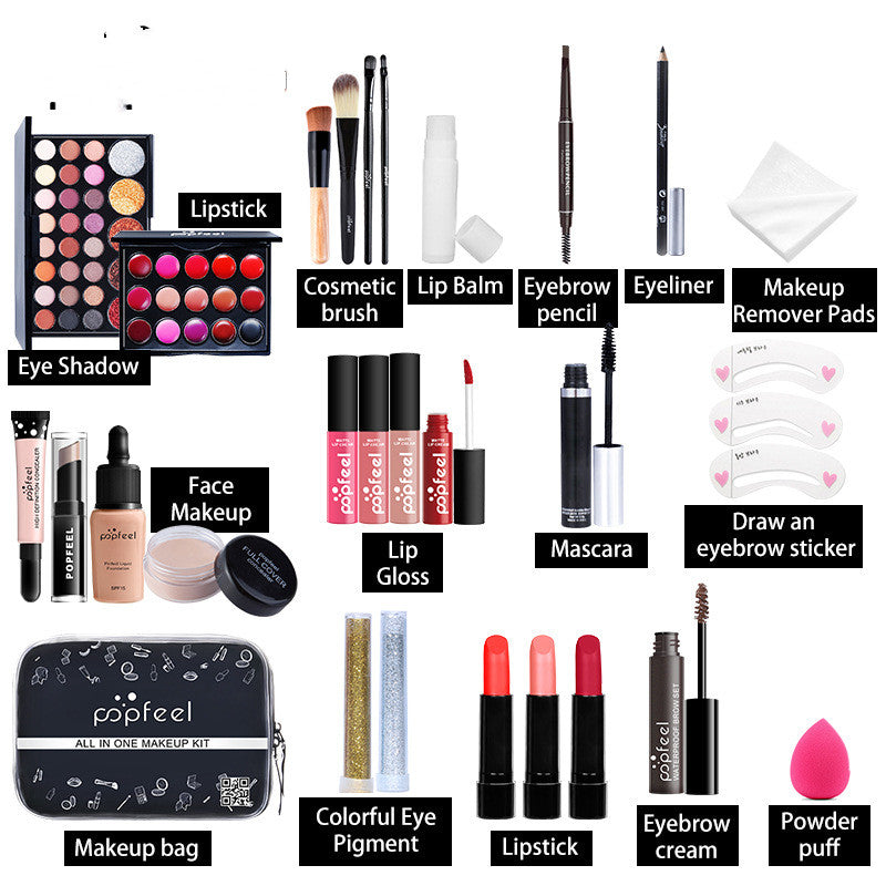 POPFEEL All In One Makeup Set-e0caa8a70329d81bfad6e048db5528ac