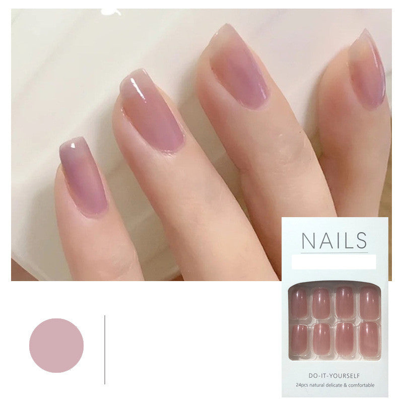 Fake Nail Patch Manicure Finished Nail Tablet Women-376239f4d60597900e9c5a9422c1d906