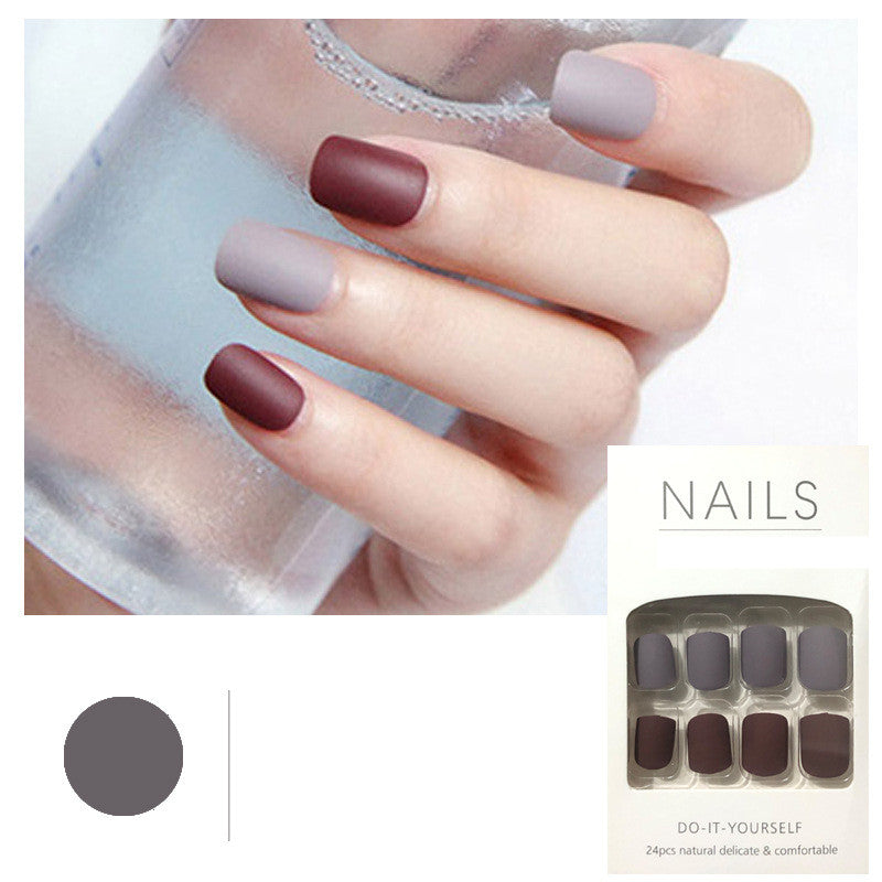 Fake Nail Patch Manicure Finished Nail Tablet Women-6173d4905c44464a5670218d584c6559