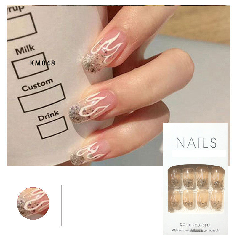 Fake Nail Patch Manicure Finished Nail Tablet Women-a73cec9585b9ebb9113bed7a75e1b545