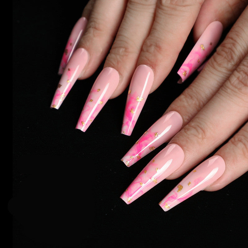 Assemble Ballet Nails, Trapezoidal Coffin, Fake Nails, Wear Nail Art Patches-c2879c09d48ccf35a1c79267ad6b8496