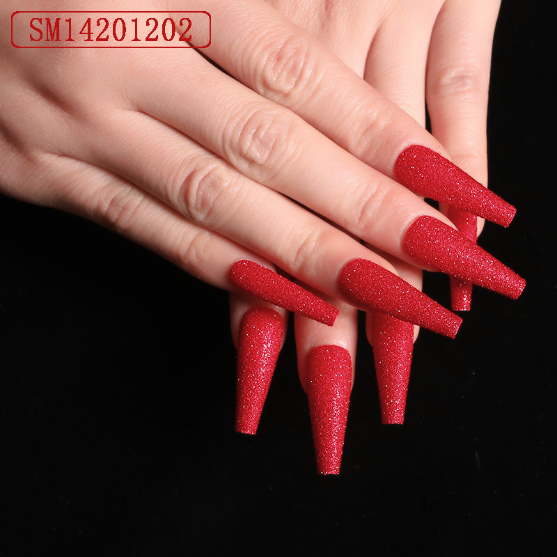 Assemble Ballet Nails, Trapezoidal Coffin, Fake Nails, Wear Nail Art Patches-78d17d9a01fdf317e34987e4d177a2be