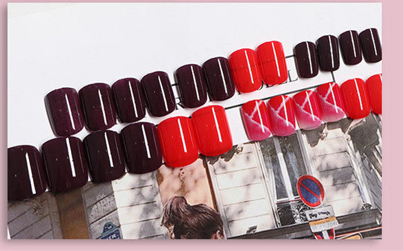 Manicure Stickers, Fake Nails, Wearable Nails, Finished Nails, Manicure Patches, Female Detachable Nail Patches, 70 Options-82cfa888c2a5082feb14a514851cc51c