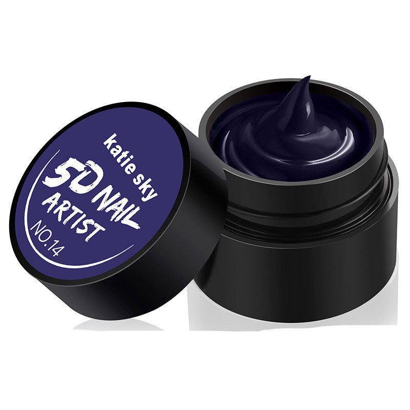 Painted Metal Painted Glue 5D Three-dimensional Nail Phototherapy Pull Line Nail Polish Glue-6e359c4271226a36285998f6bfc9c42f