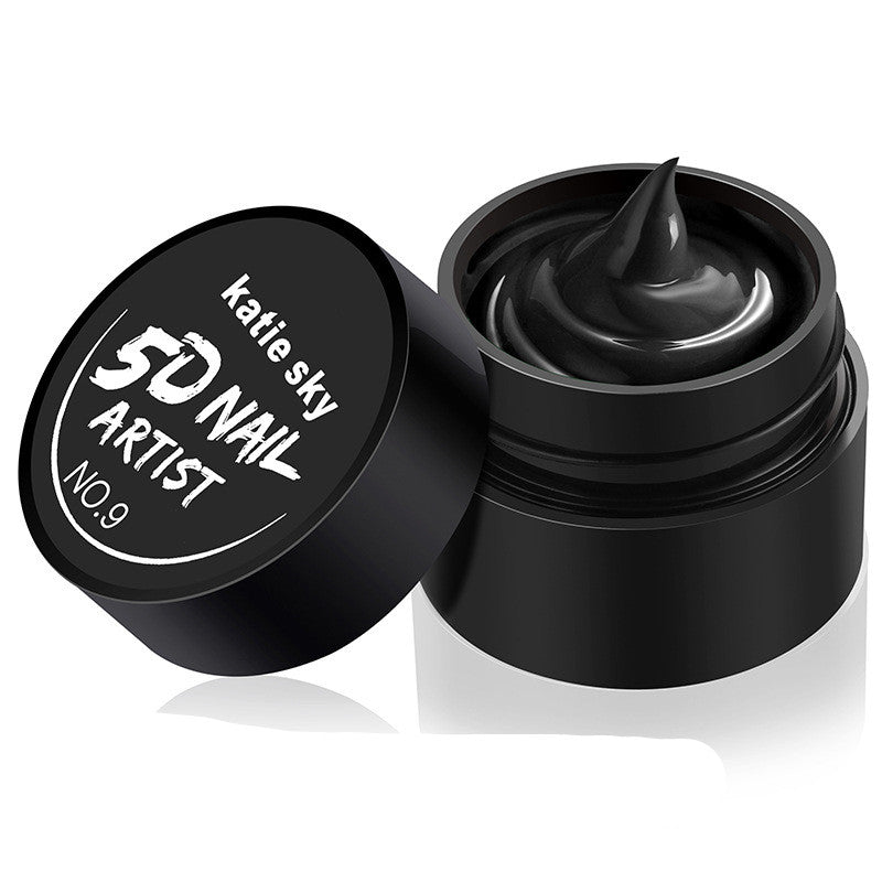 Painted Metal Painted Glue 5D Three-dimensional Nail Phototherapy Pull Line Nail Polish Glue-4200759a84ca2761ddb2abafca8258ba