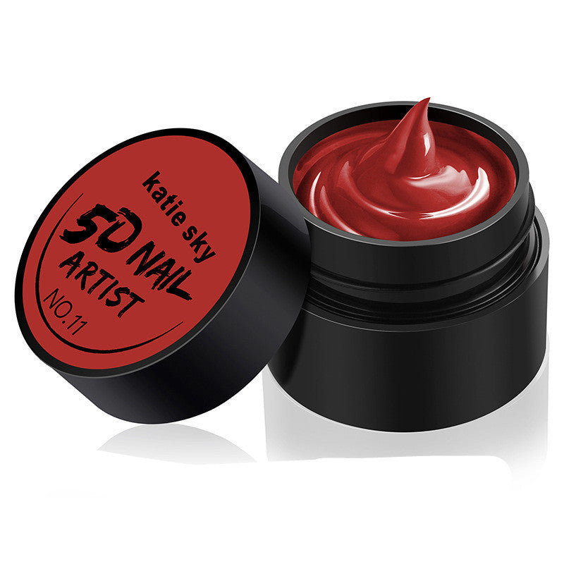 Painted Metal Painted Glue 5D Three-dimensional Nail Phototherapy Pull Line Nail Polish Glue-56aaf4e3e44a3ed3ab57e760998c612d