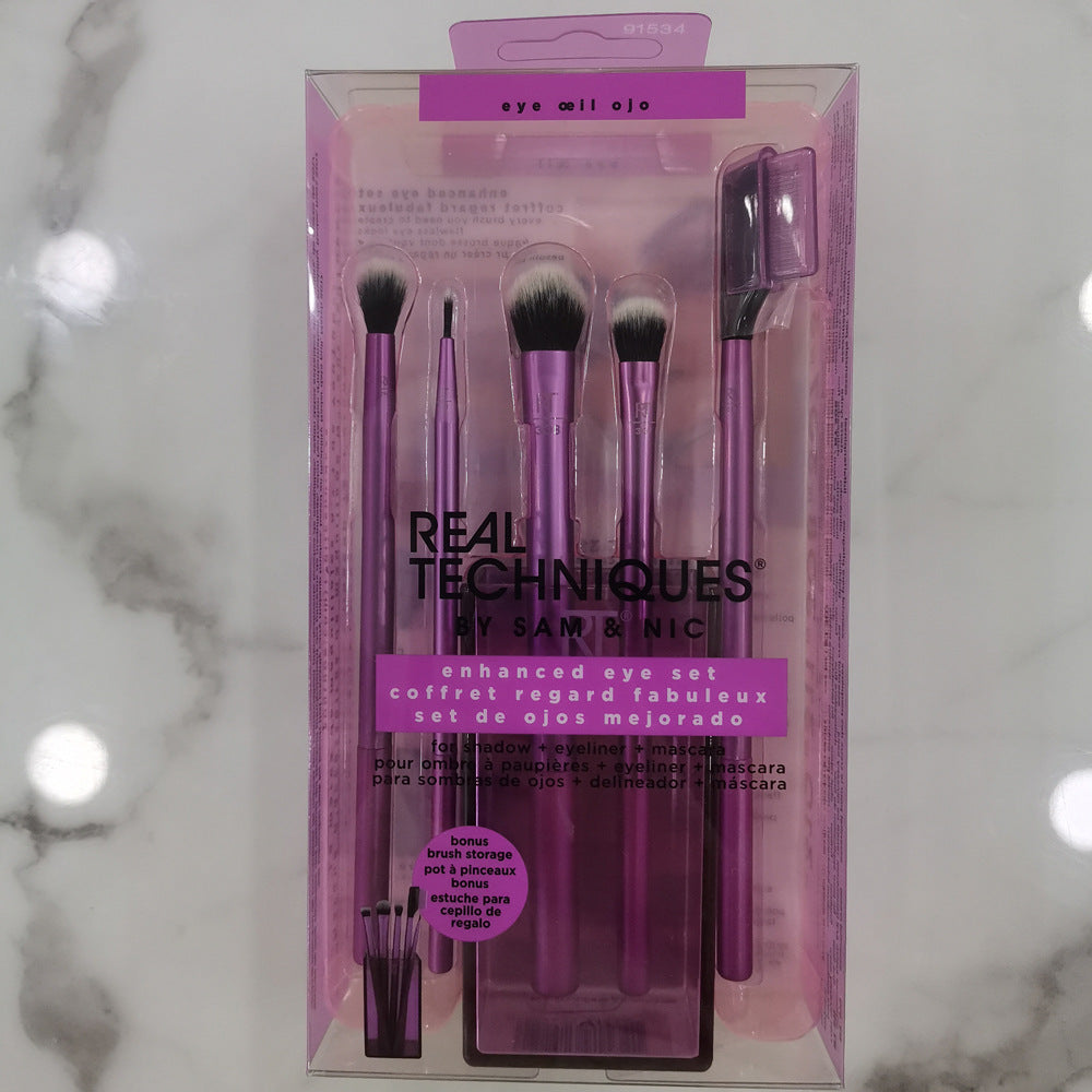 New REAL T Makeup Brush Set 5pcs Makeup Brush Makeup Tools-d946e8204934cfa4e1e3d9883fe0967c