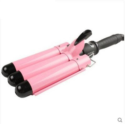 Small Curling Iron Water Corrugated Three-Tube Electric Curling Iron-26f896a55b139e976023f2c03ad0fb82