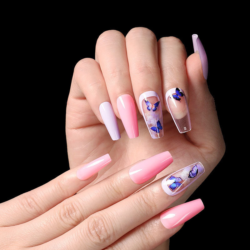 Wearing Nails, Fake Nails, Finished Ballet Nails, Cross-Border Transmission For Nail Nails To Wear-8a2d947af2a1c7453b75a8c191e72b91