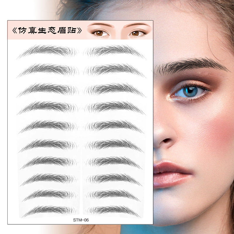Waterproof 6D Eyebrow Tattoo Semi-Permanent Embroidery Natural Long Lasting Fake Eyebrow-6ff761f58d263e4b8c84bffe4c52a5e4