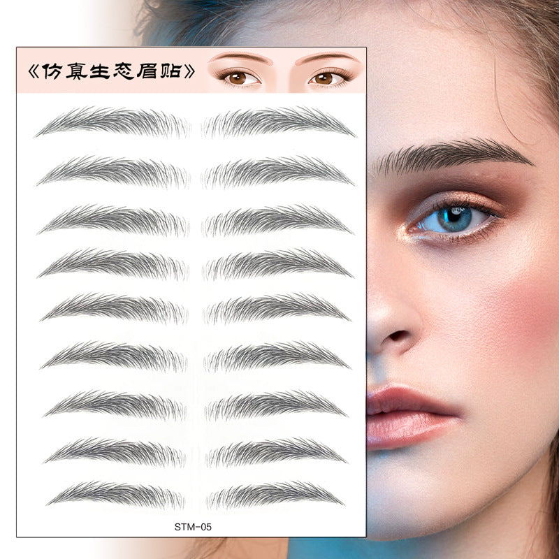 Waterproof 6D Eyebrow Tattoo Semi-Permanent Embroidery Natural Long Lasting Fake Eyebrow-6195381e4b522ebd2a595b6bfee3d907