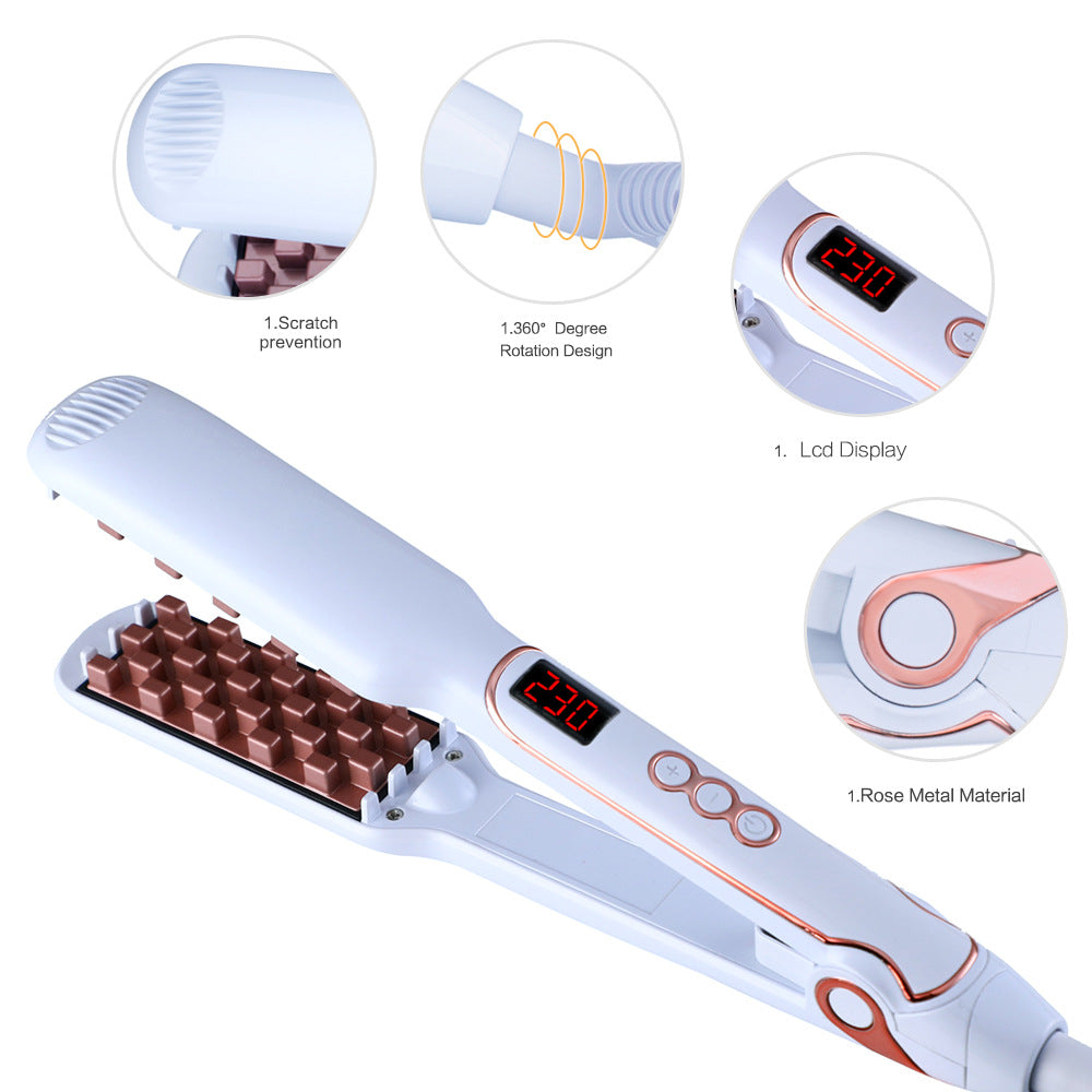 Hairdressing Tools Fluffy Hair Straightener Styling Hair Straightener-a5e0b94fbdb4224461d8a10f1b20d5cb
