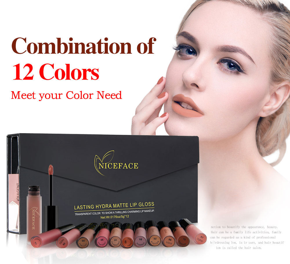 12-Color lip gloss set-9cbe5243b4024ffde1591f40d969fed0