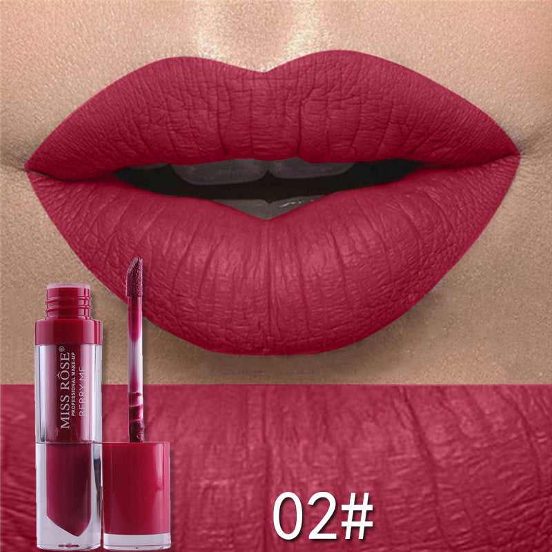 Matte not stick to cup lip gloss-31946a340de48f6c82e6a300a0987661
