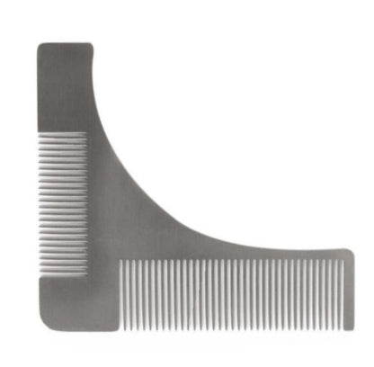 Beard Styling Template Grooming Tool Beard Brush Stainless Steel-20683ff9ae4c9f5b6ee7ced2f6509fd