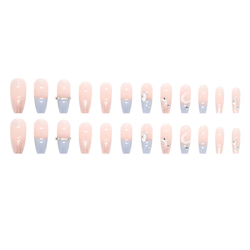Fake Nails Stars And Moon-1da656333e2bd259faa9af7caeec2ed