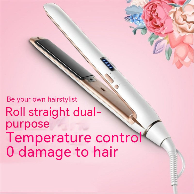 Hair Curler And Straightener Dual-use Air Bangs Hair Straightener-9665ff47cdce4060962b436e3b83c59c