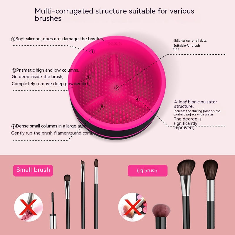 Electric Cosmetic Brush Cleaning Device Type-c Suit Beauty Tools-8a1a21b5e94545e0e74a8723d3a4b894