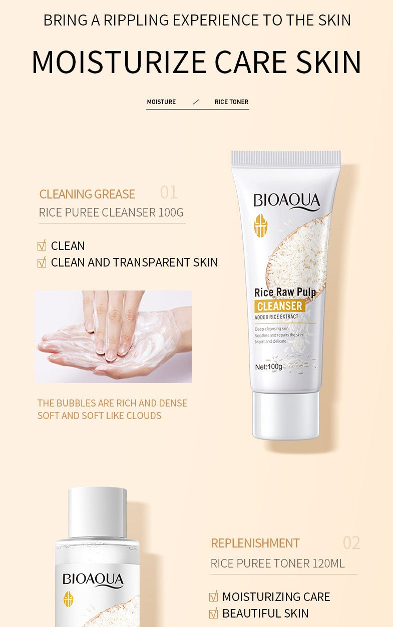 Puree Skin Rejuvenation Moisturizing Six-piece Set Hydrating Skin Care Products-597f755784ca21a4ce3dae662443cd20