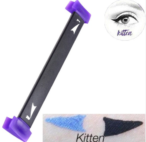Double head seal Eyeliner suit 3 and 1 beautiful makeup tools.-f7aea884929ea2f2486b276470294a88