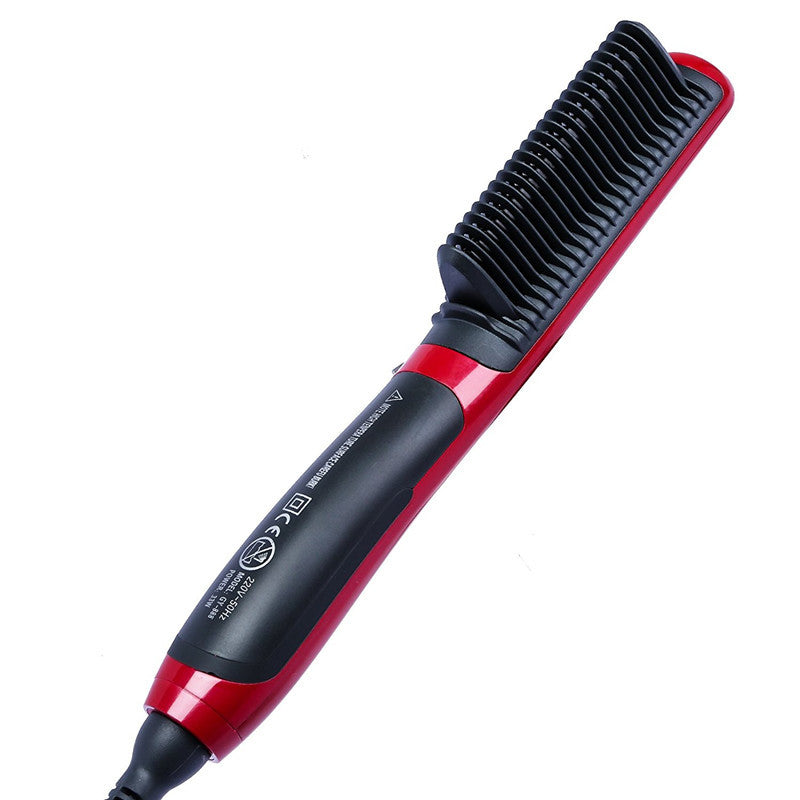 Home automatic adjustable temperature red hair straightener-e79a65e41ebc4757960064276df54843
