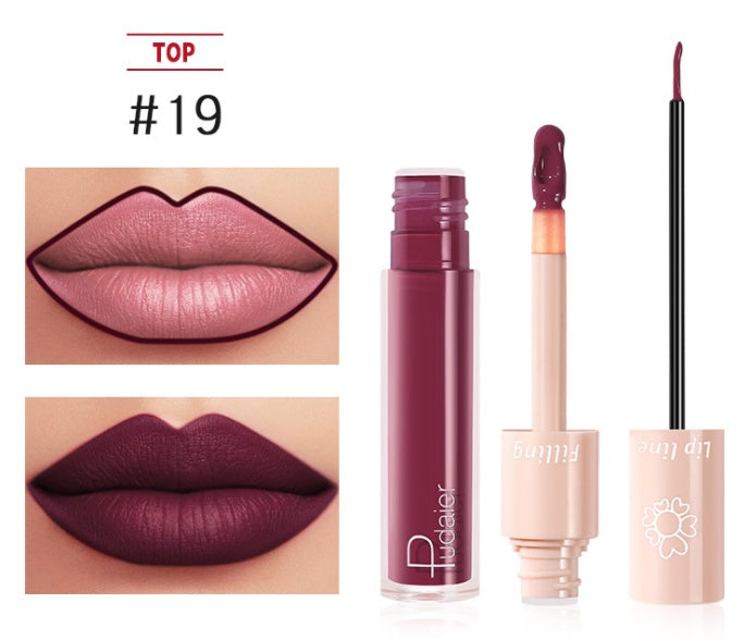 Pudaier Dual Lipstick Lip Gloss Liquid Lipstick-bb7bd04d2cd9d04c467059d516d93aef