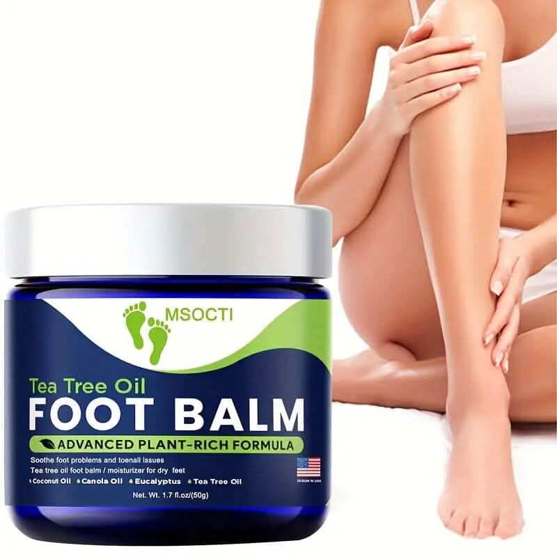 Tea Tree Oil Foot Balm Moisturizer for Dry Feet-Tea Tree Oil Foot Balm Moisturizer for Dry Feet