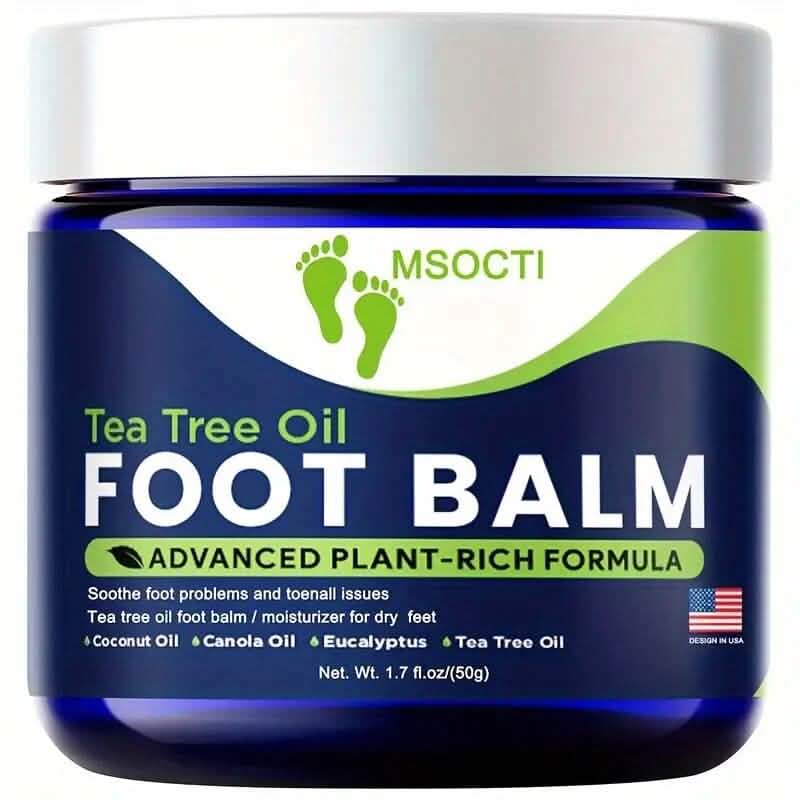 Tea Tree Oil Foot Balm Moisturizer for Dry Feet-Tea Tree Oil Foot Balm Moisturizer for Dry Feet
