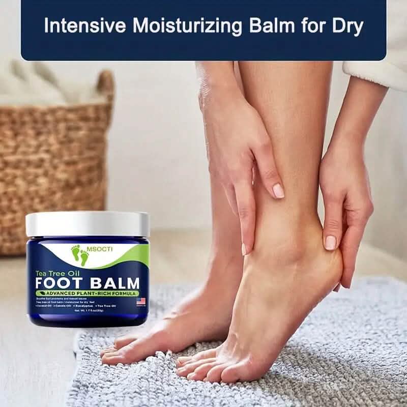 Tea Tree Oil Foot Balm Moisturizer for Dry Feet-Tea Tree Oil Foot Balm Moisturizer for Dry Feet